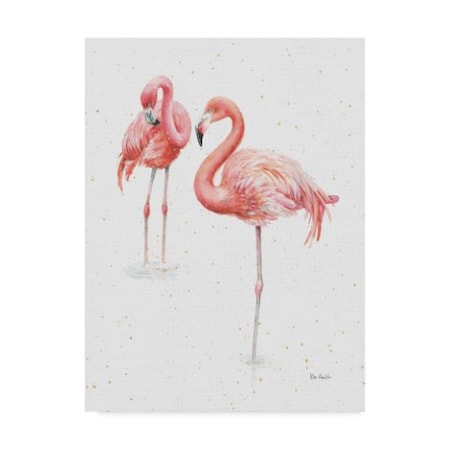 Lisa Audit 'Gracefully Pink X' Canvas Art,18x24